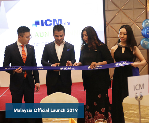 Image of Event of official Launch of Malaysia with Logo of ICM